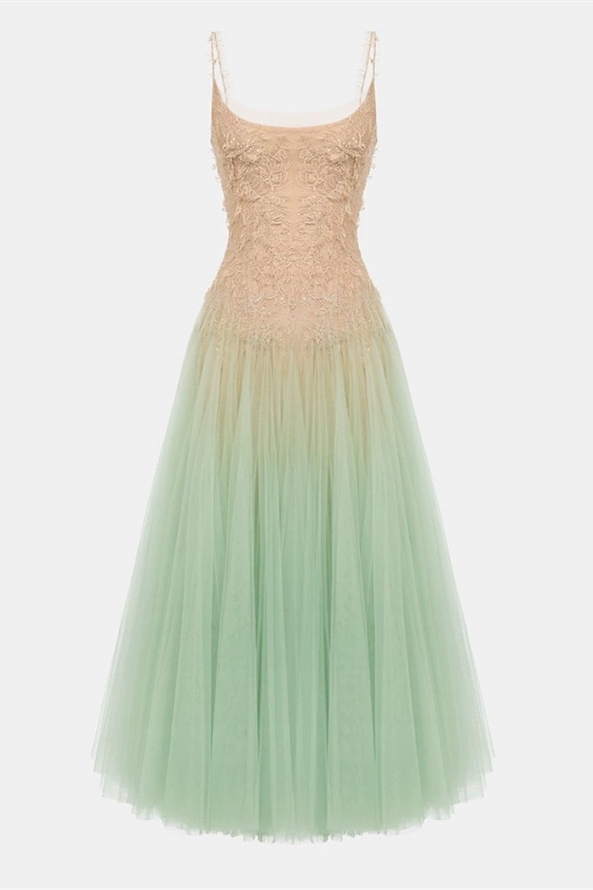 Fairy Puffy Slip Midi Dress