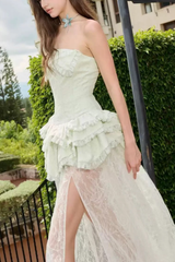 Ruffle Lace Maxi Fairy Dress