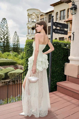 Ruffle Lace Maxi Fairy Dress