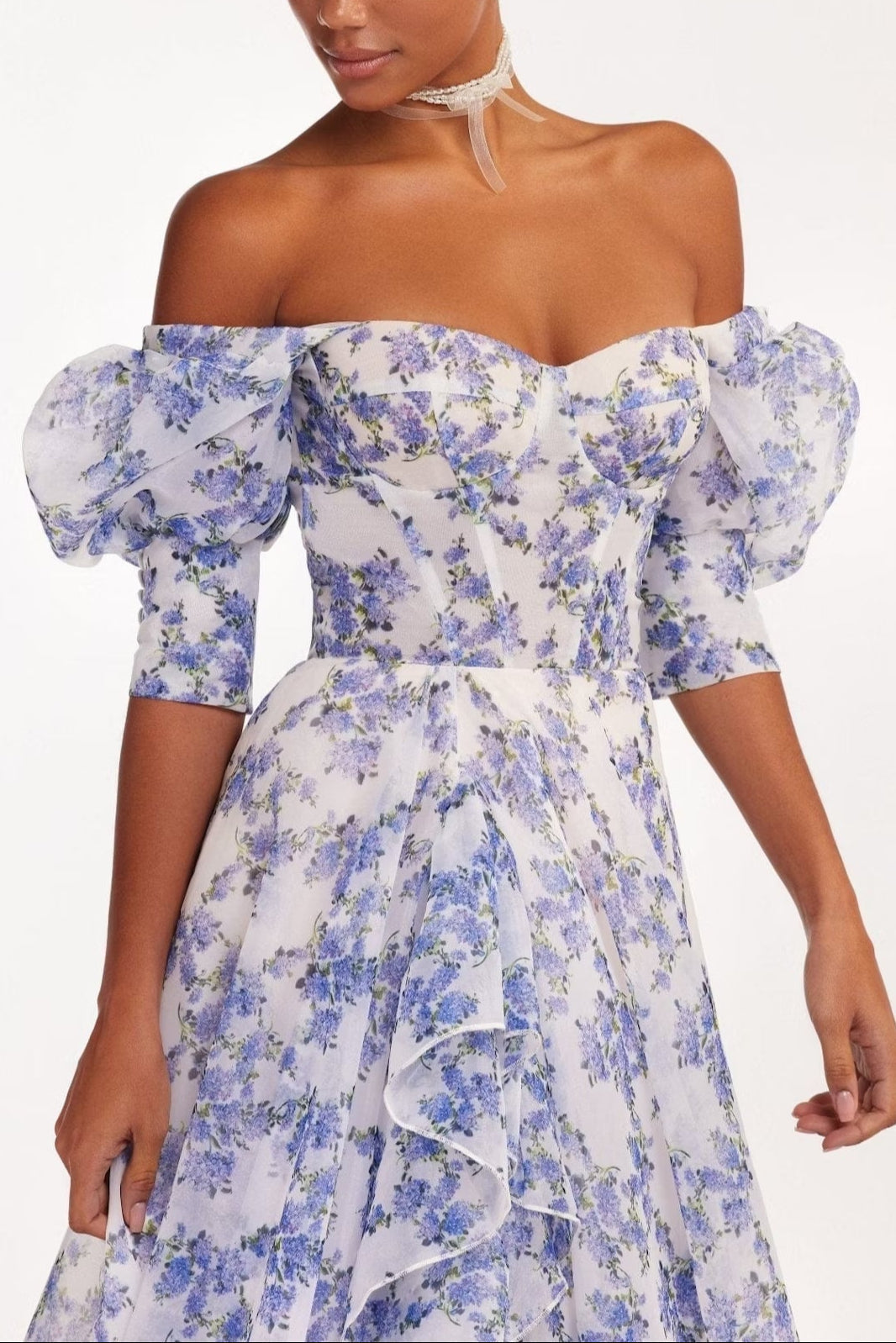 Blue maxi princess dress