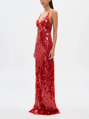 Sapphire Sequin Maxi