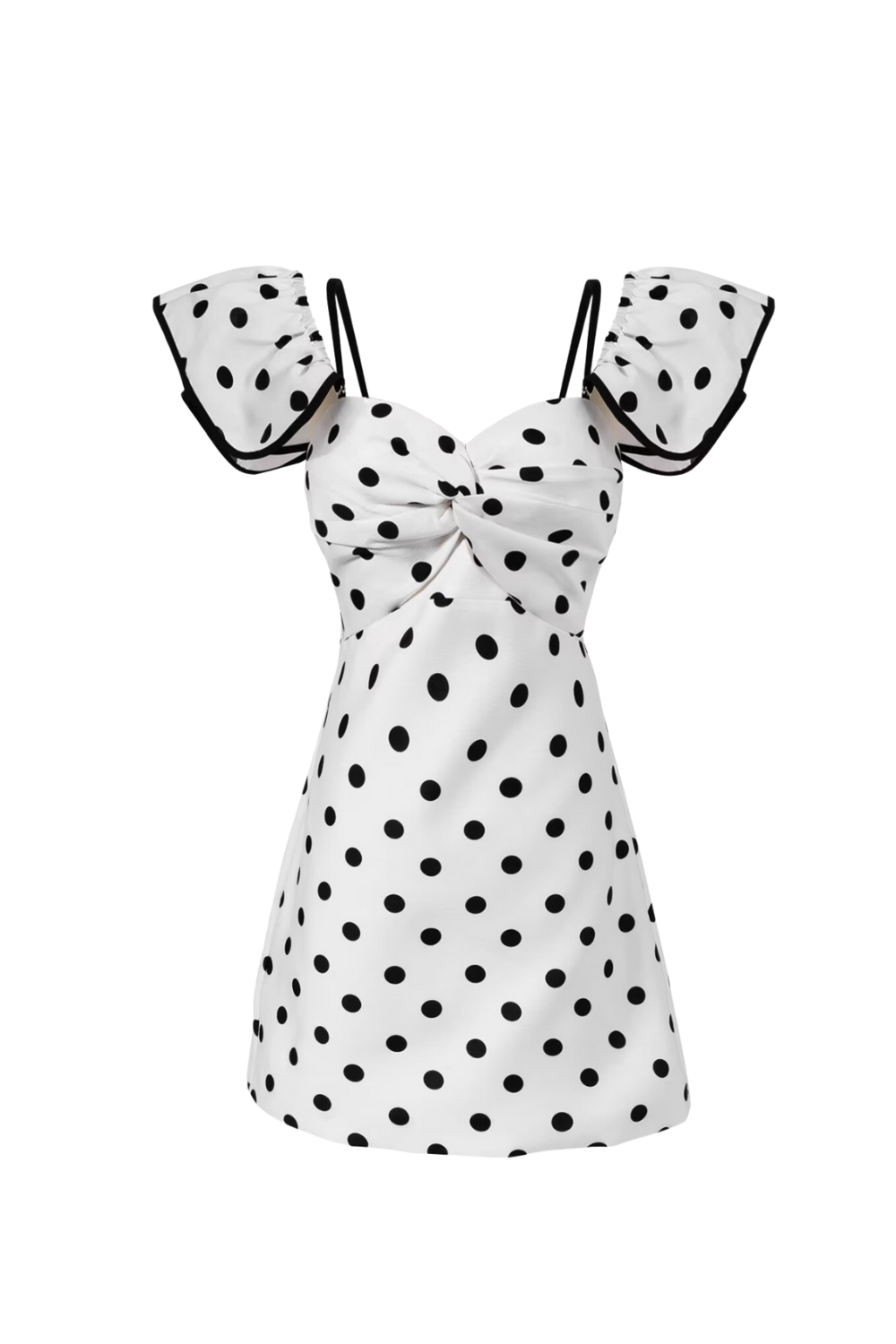 Off Shoulder Mini Dress In White