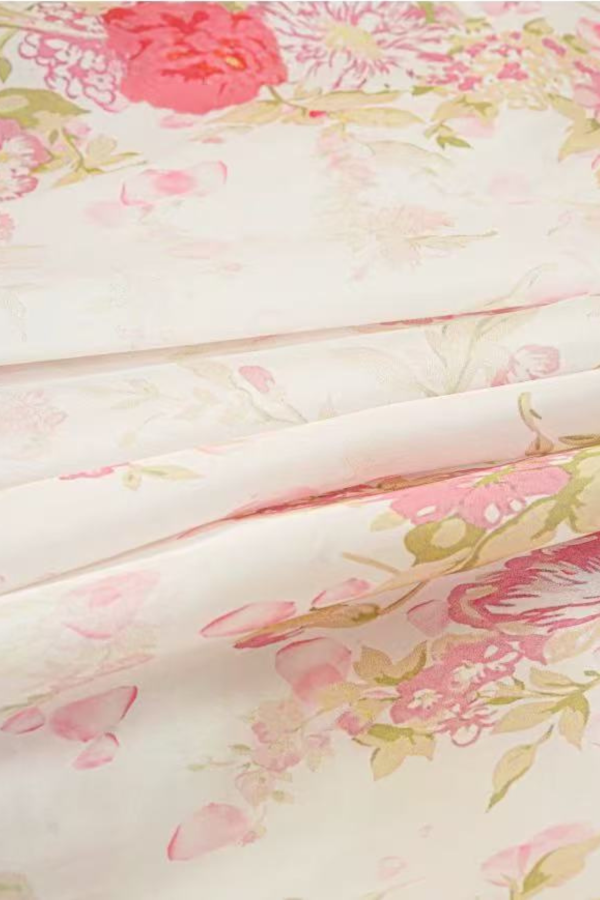 Pink Floral One-Shoulder Maxi Dress with Sash