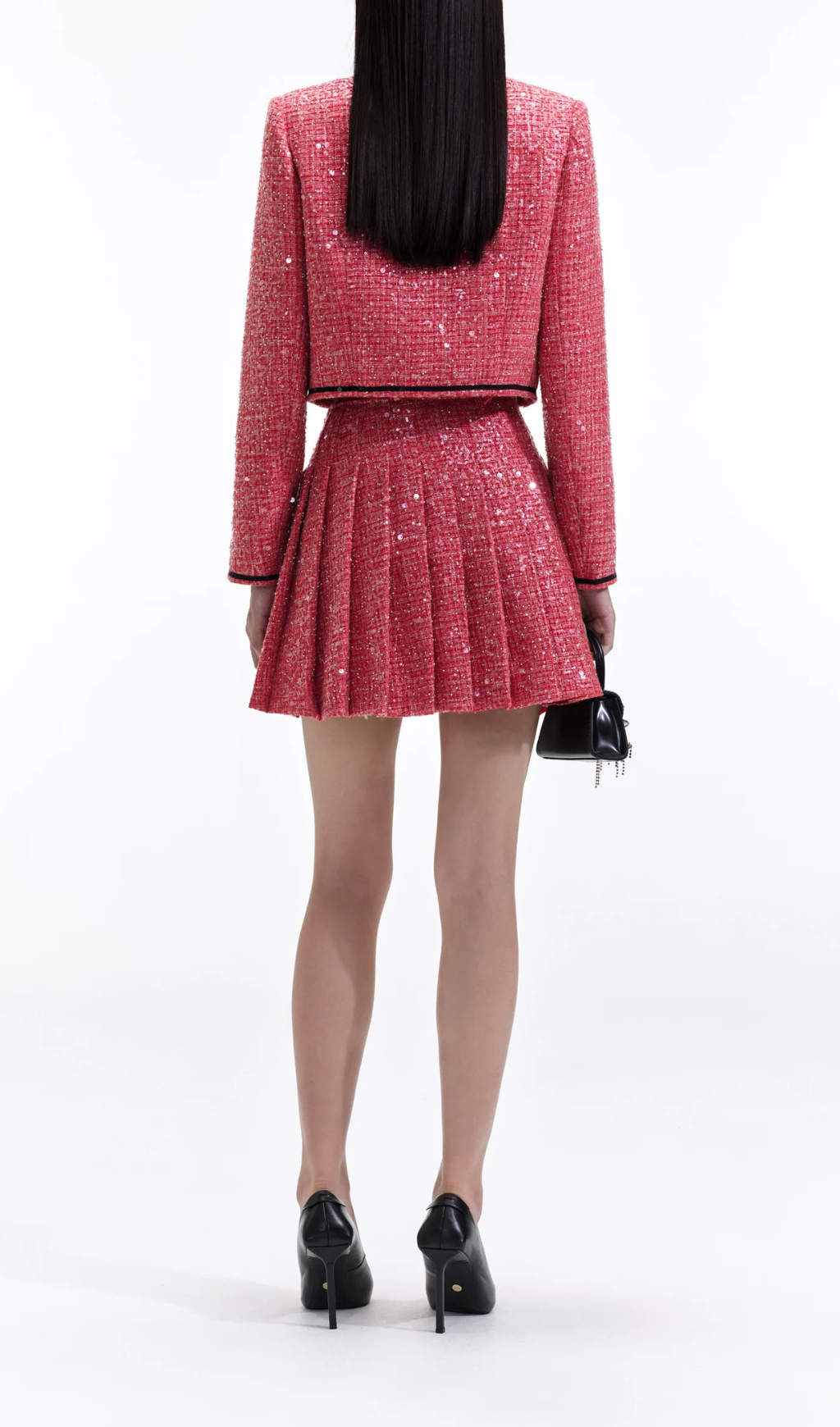 Red Boucle Jackets