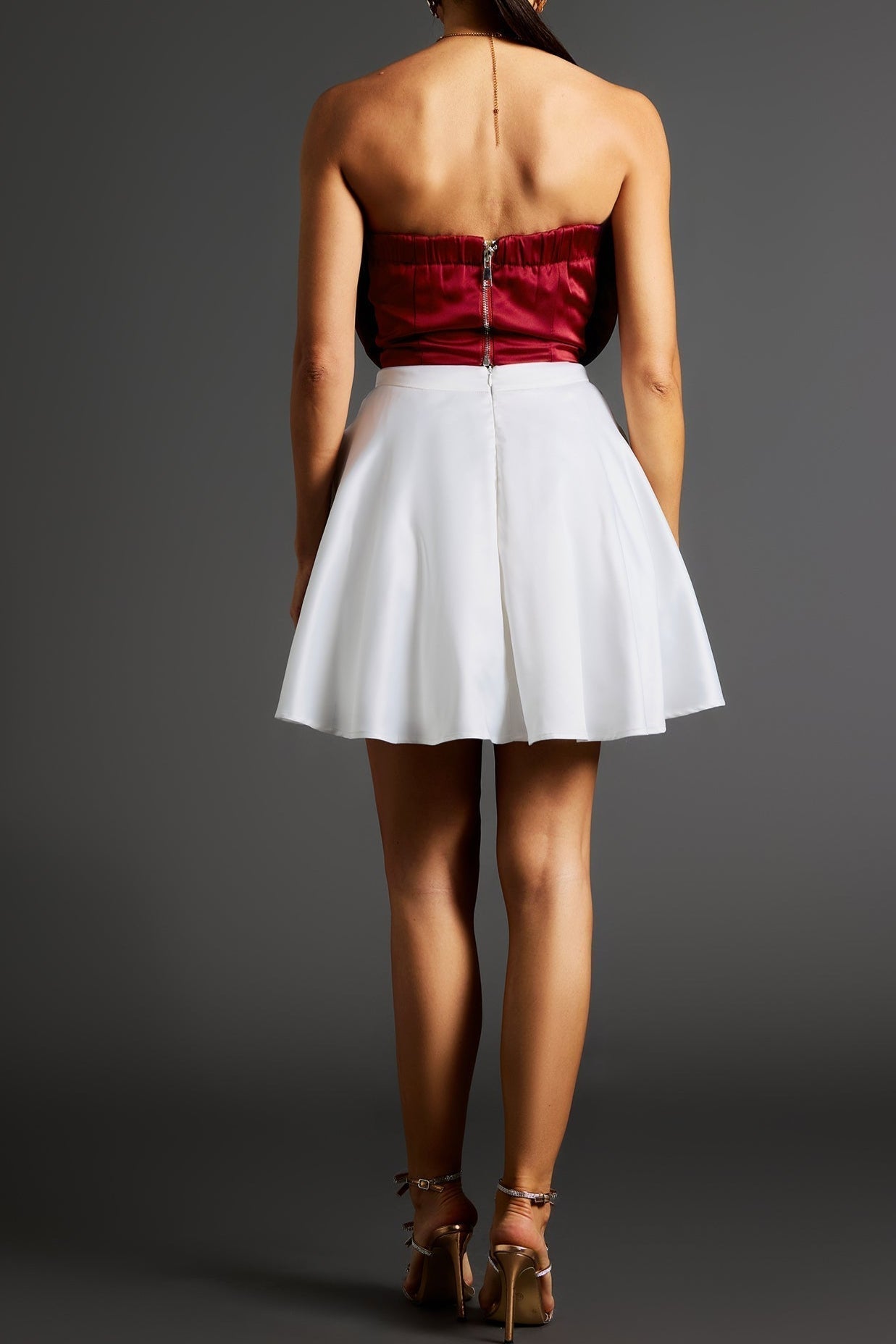 3d Flower Waist Mini Dress