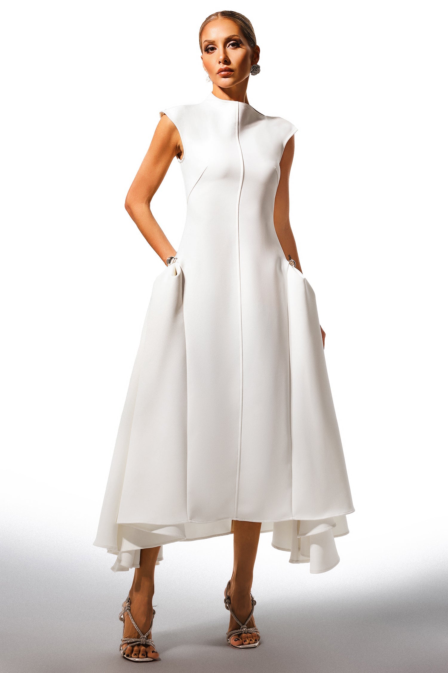 Choker Sleeveless Maxi Dress