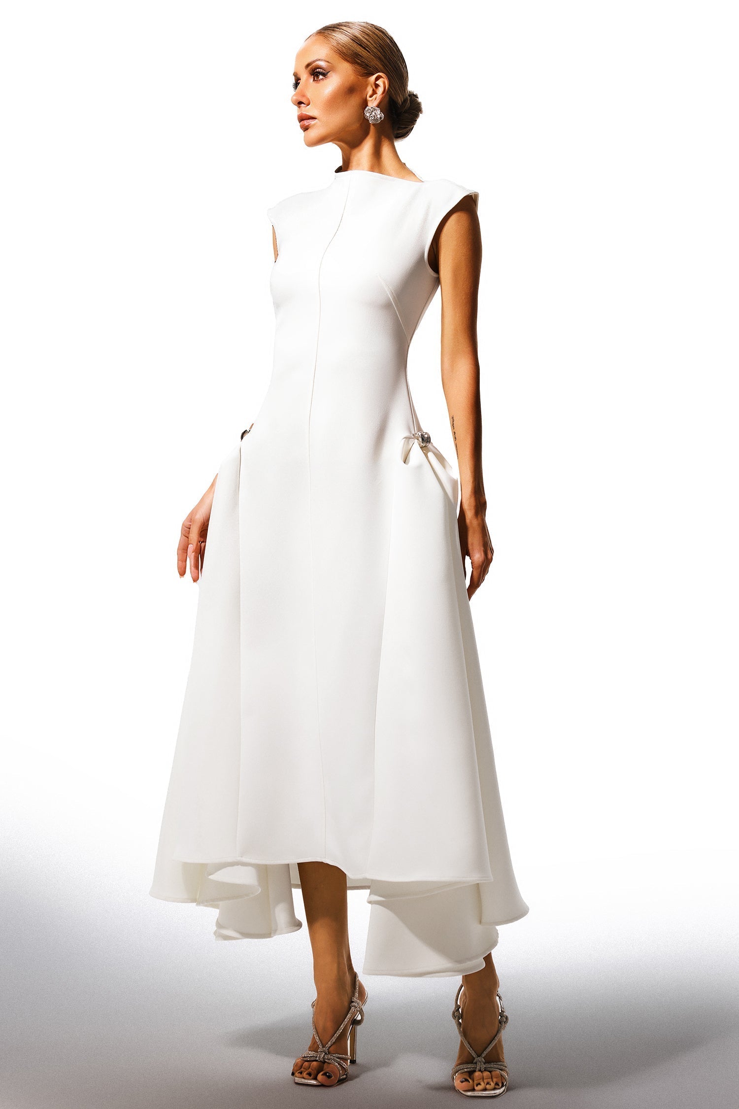 Choker Sleeveless Maxi Dress