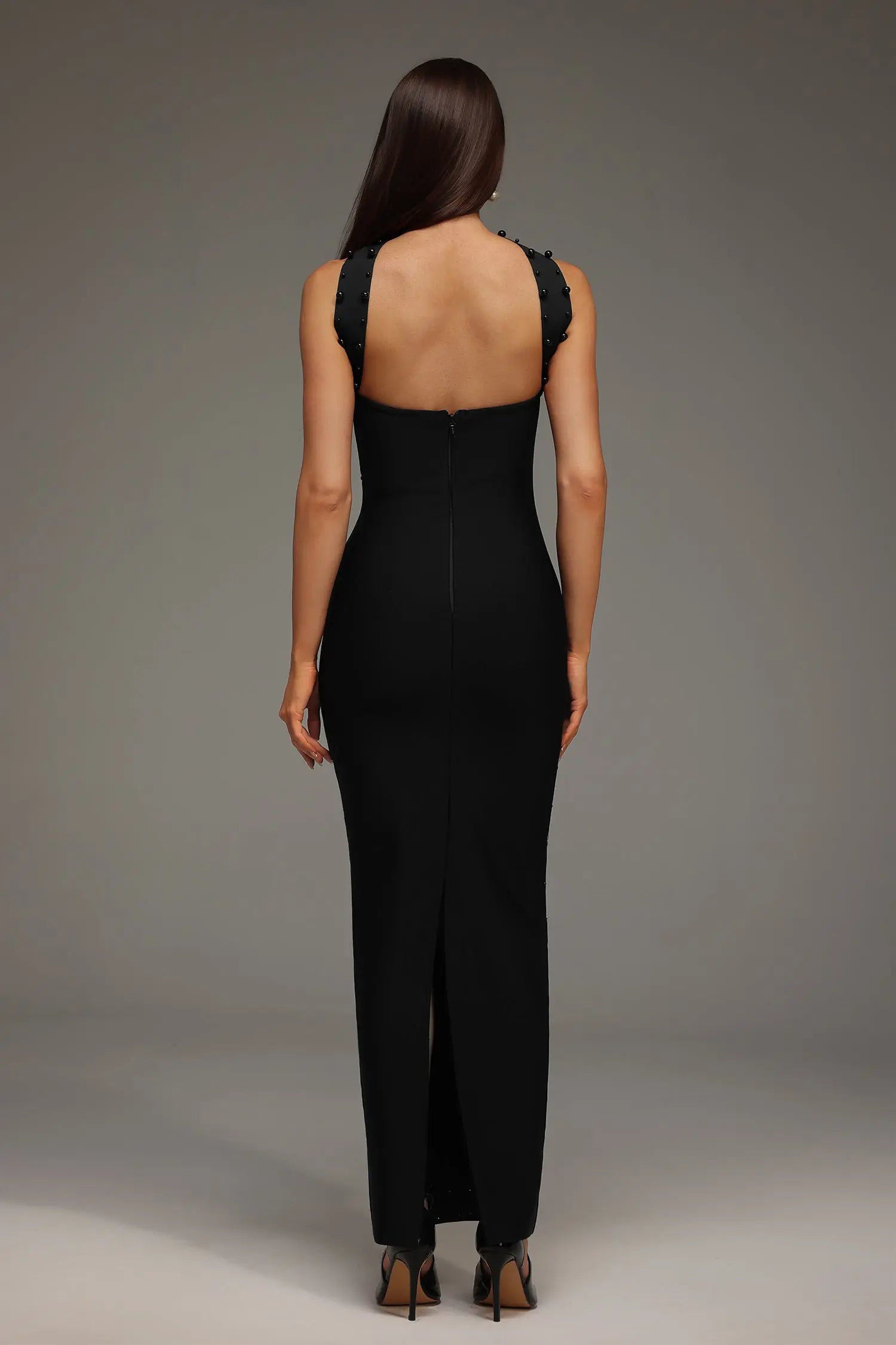 Sleeveless Bandage Maxi Dress