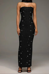 Sleeveless Bandage Maxi Dress