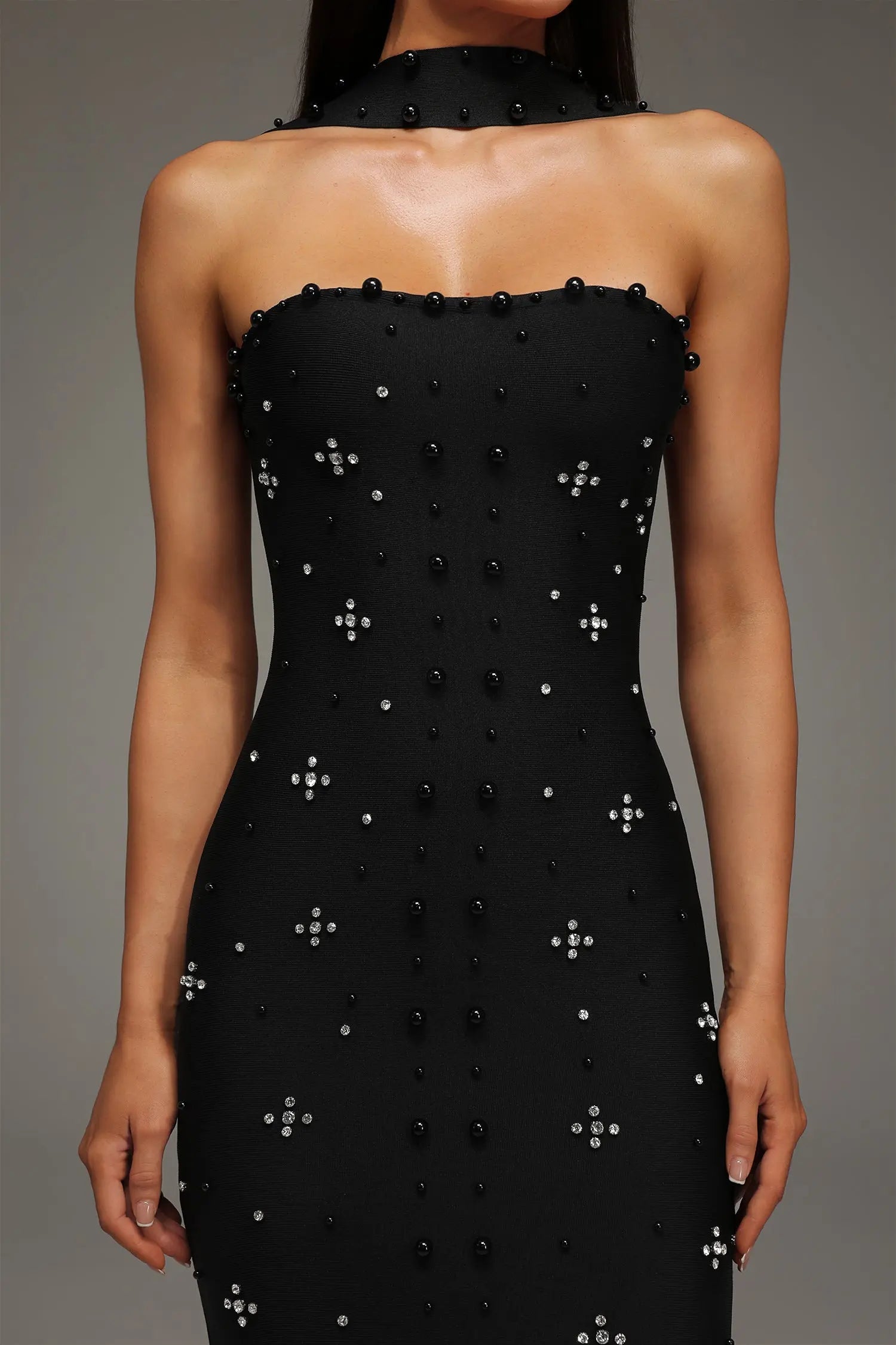 Sleeveless Bandage Maxi Dress