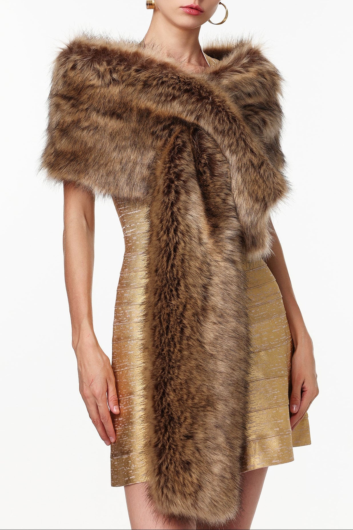 Faux Fur Shawl
