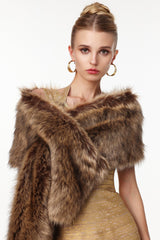 Faux Fur Shawl