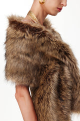 Faux Fur Shawl