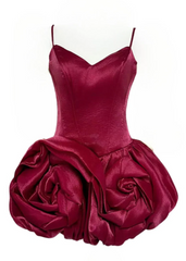 3D Flower Bud Mini Dress