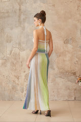 Serelith Knit Backless Maxi Dress