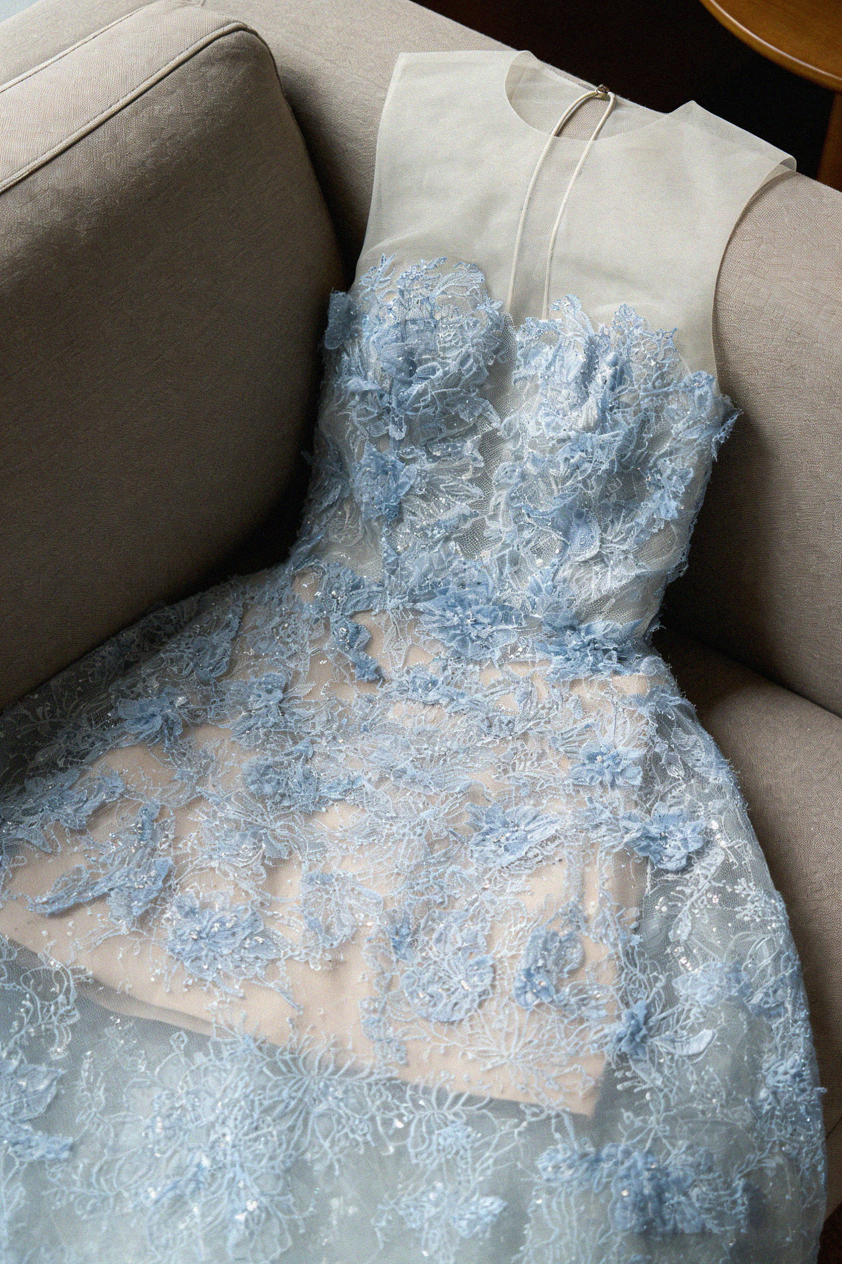 Blue Lace Dress
