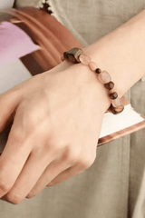 Wood & Stone Layered Bracelet