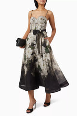 Picnic Dress in Linen Blend