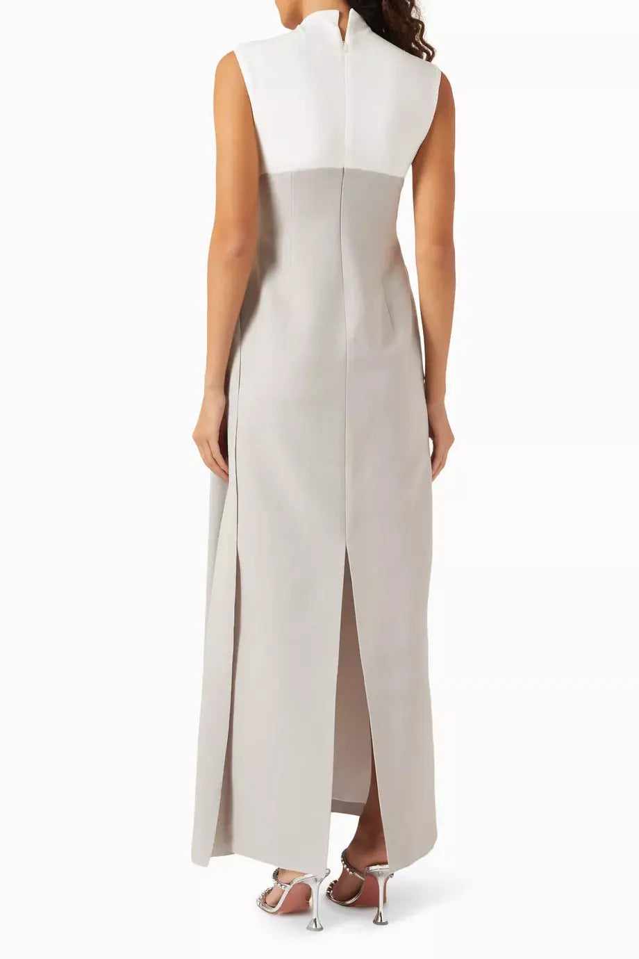 Knit Maxi Dress in Grey