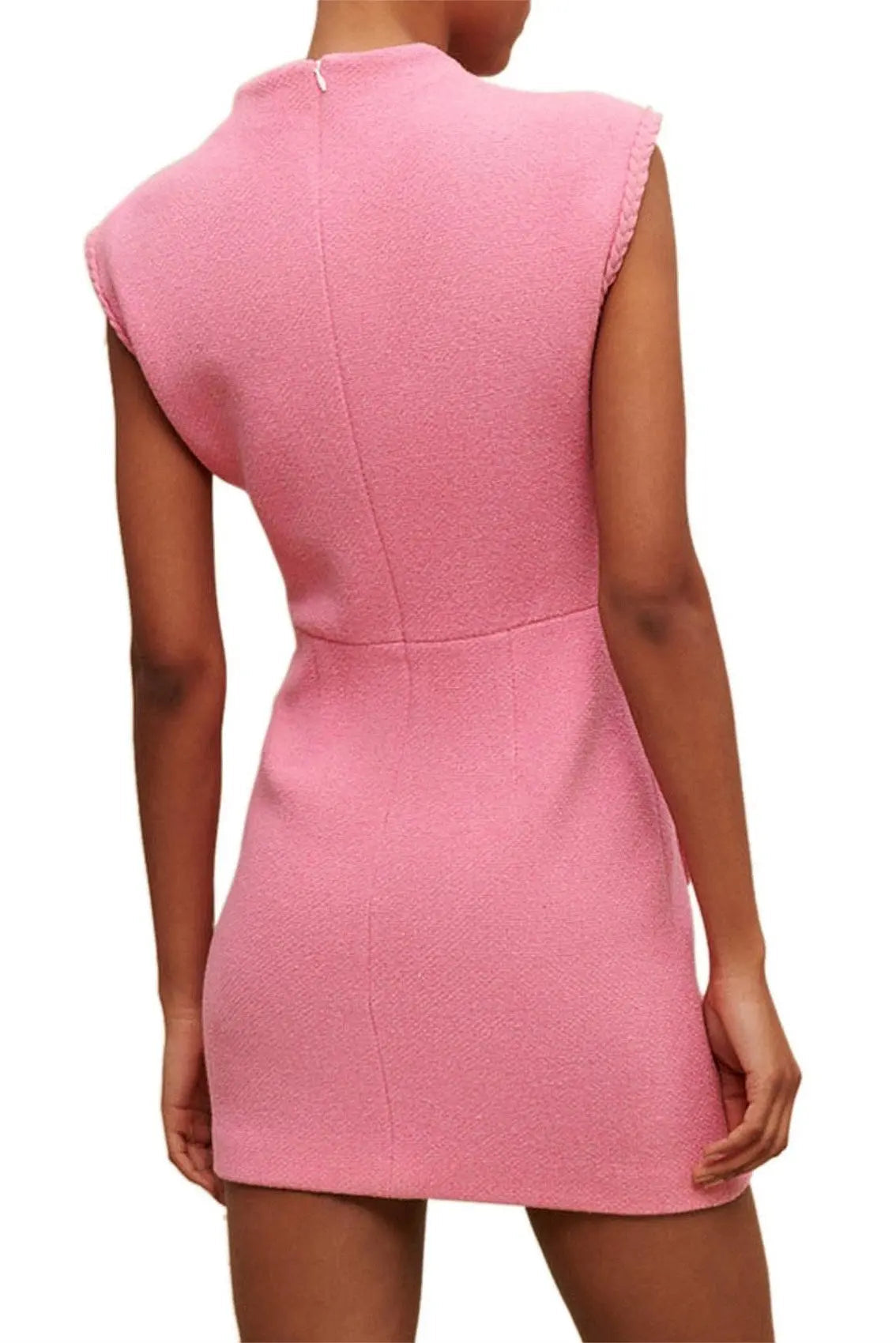 Sleeveless Mini Dress in Pink