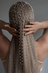 Multi-Strand Flowing Cascade Headpiece