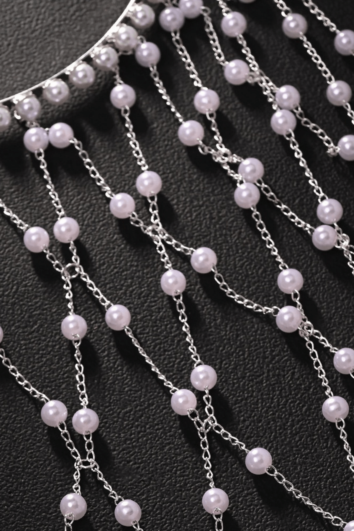 Multi-Strand Flowing Cascade Headpiece
