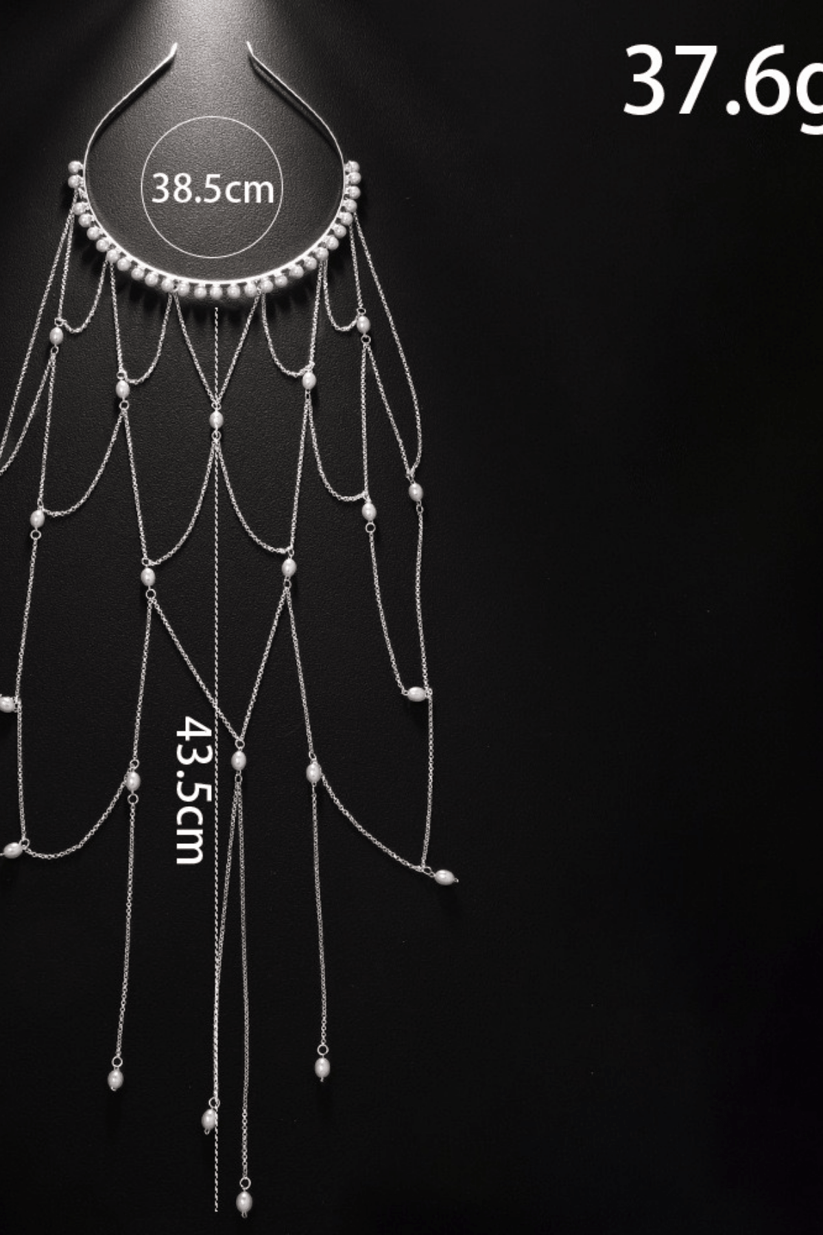 Layered Dangle Chain Headband