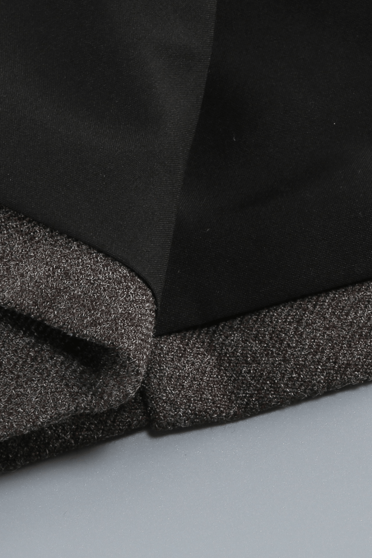 Gray Lace Detail Long Sleeve Maxi Dress