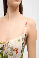 Floral Print Fauna Gazar Gown
