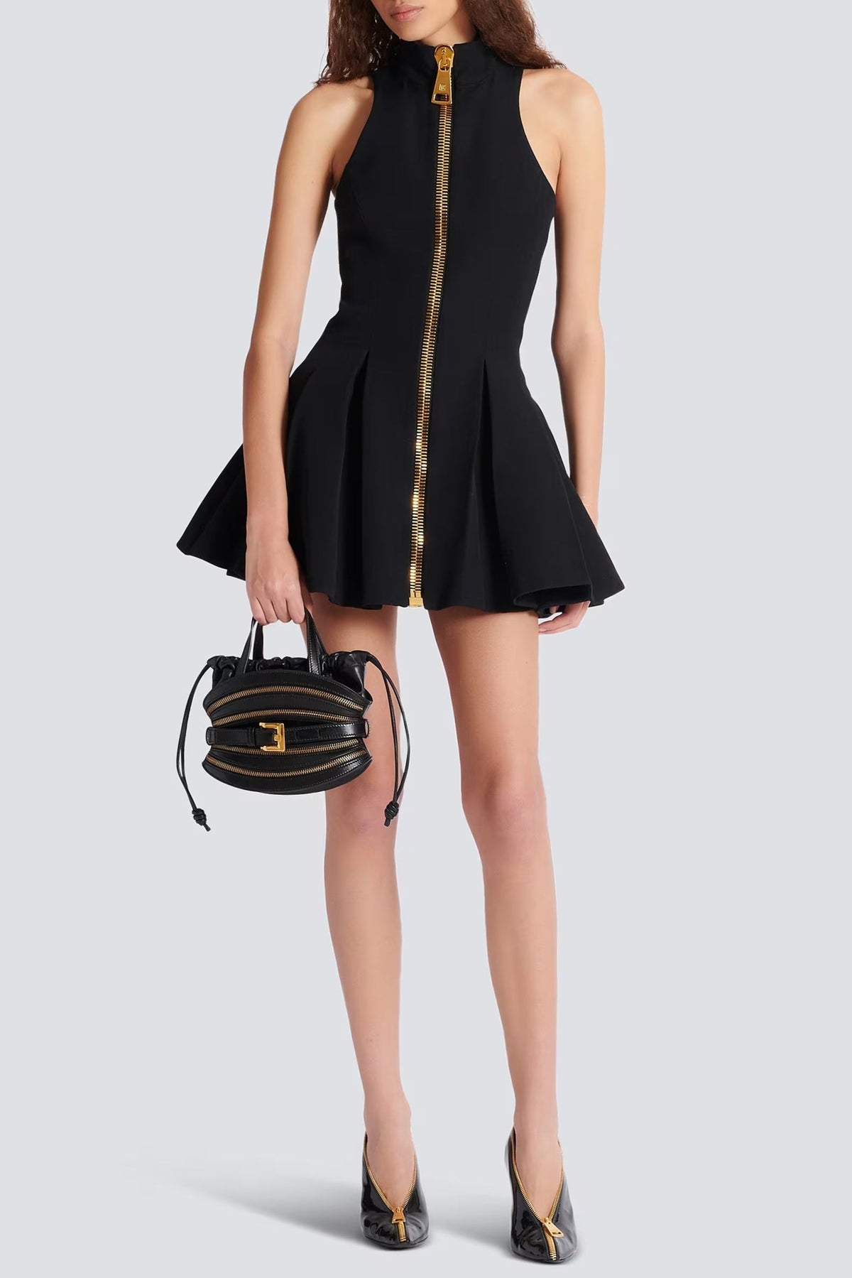Black Dress in Grain