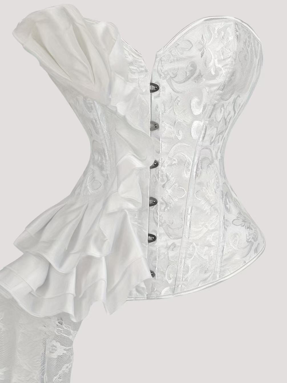 Retro Satin Corset Top