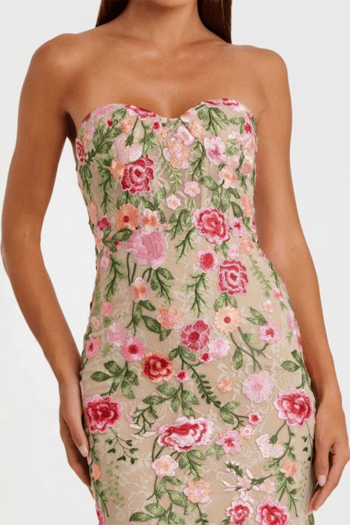 Floral Embroidered Dress