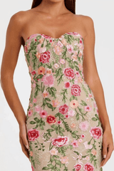 Floral Embroidered Dress