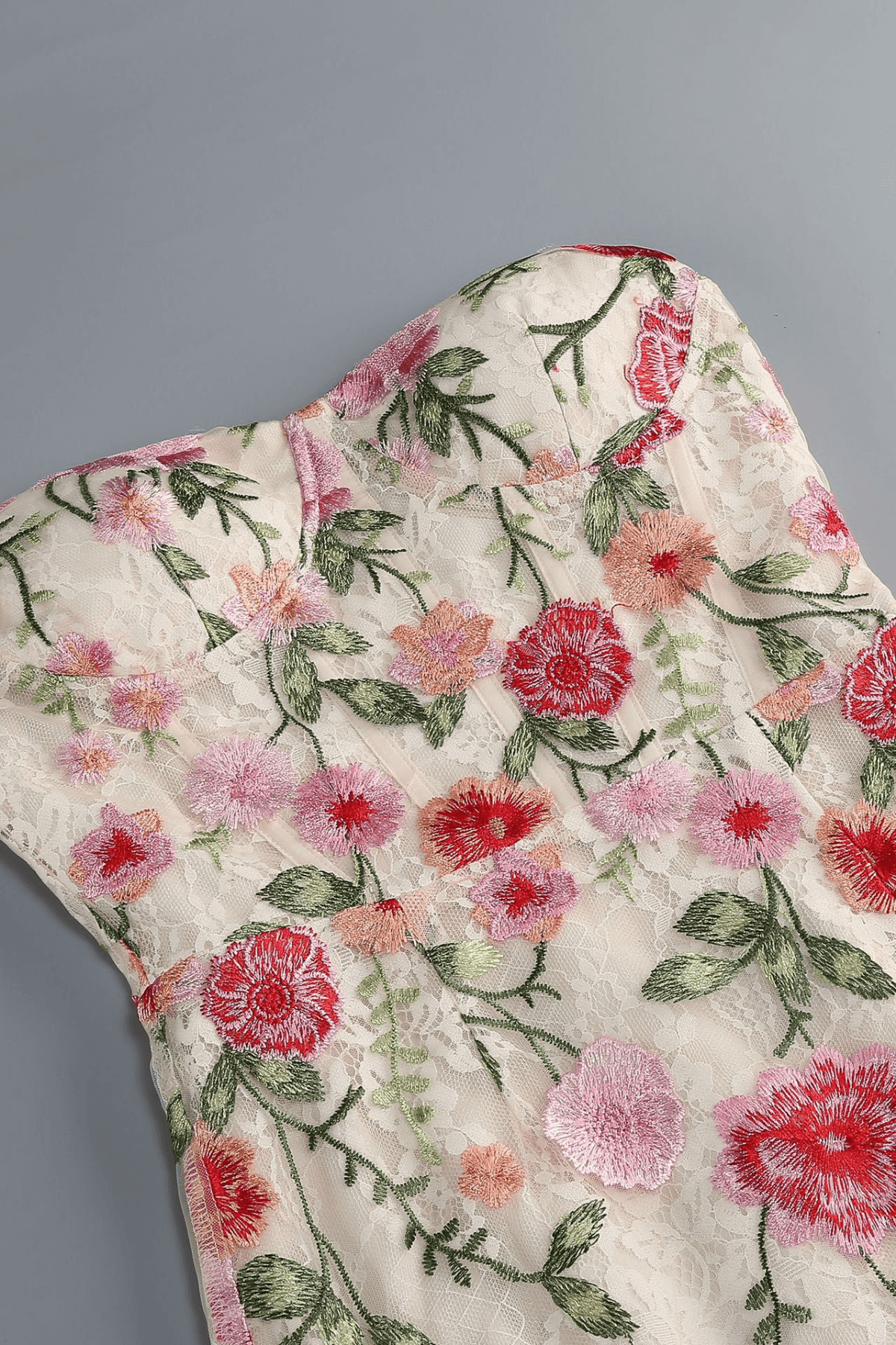 Floral Embroidered Dress