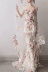 Floral Embroidery Dress