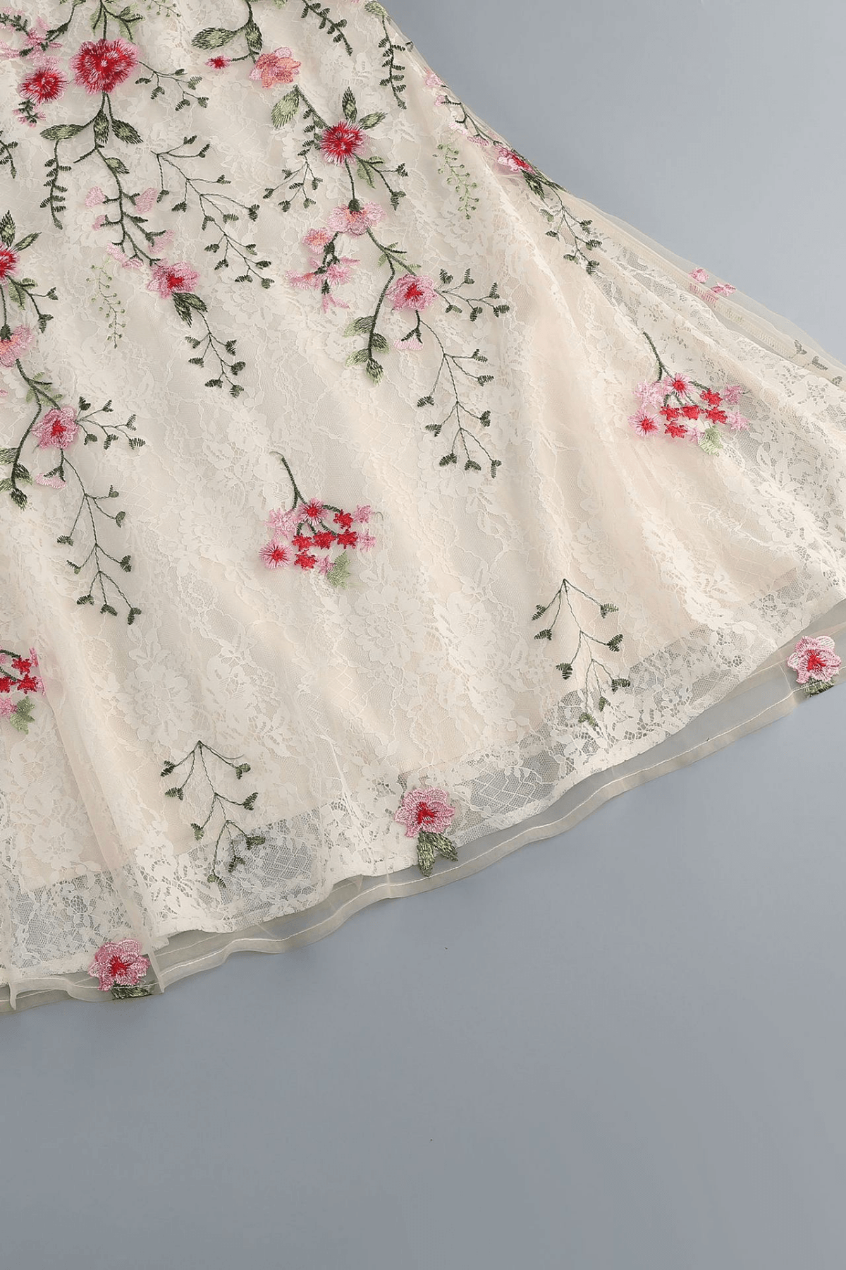 Floral Embroidered Dress