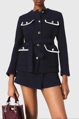Navy Blue 4-Pocket Jacket
