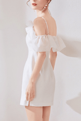Off Shoulder White Dress