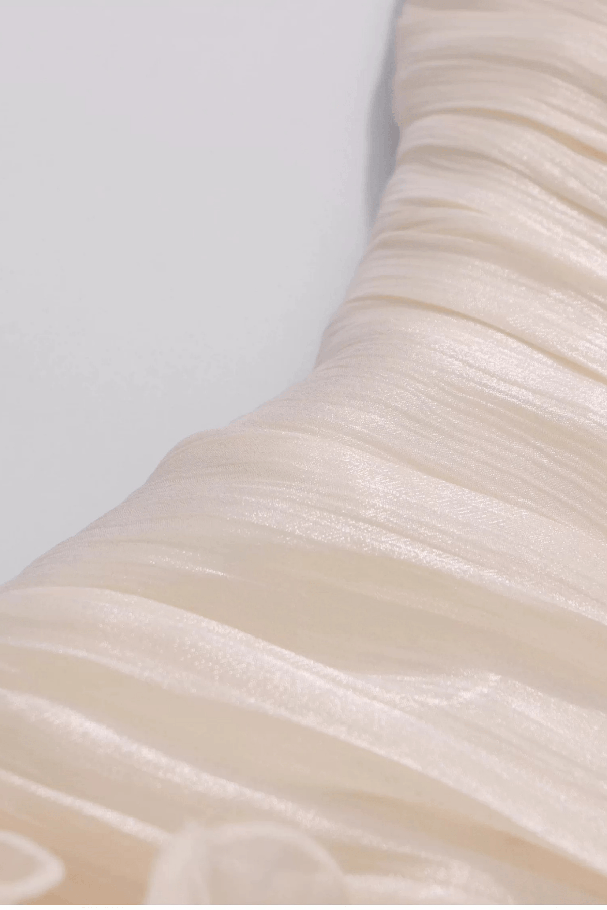 Ruched Mini Ruffle Hem Dress