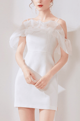 Off Shoulder White Dress