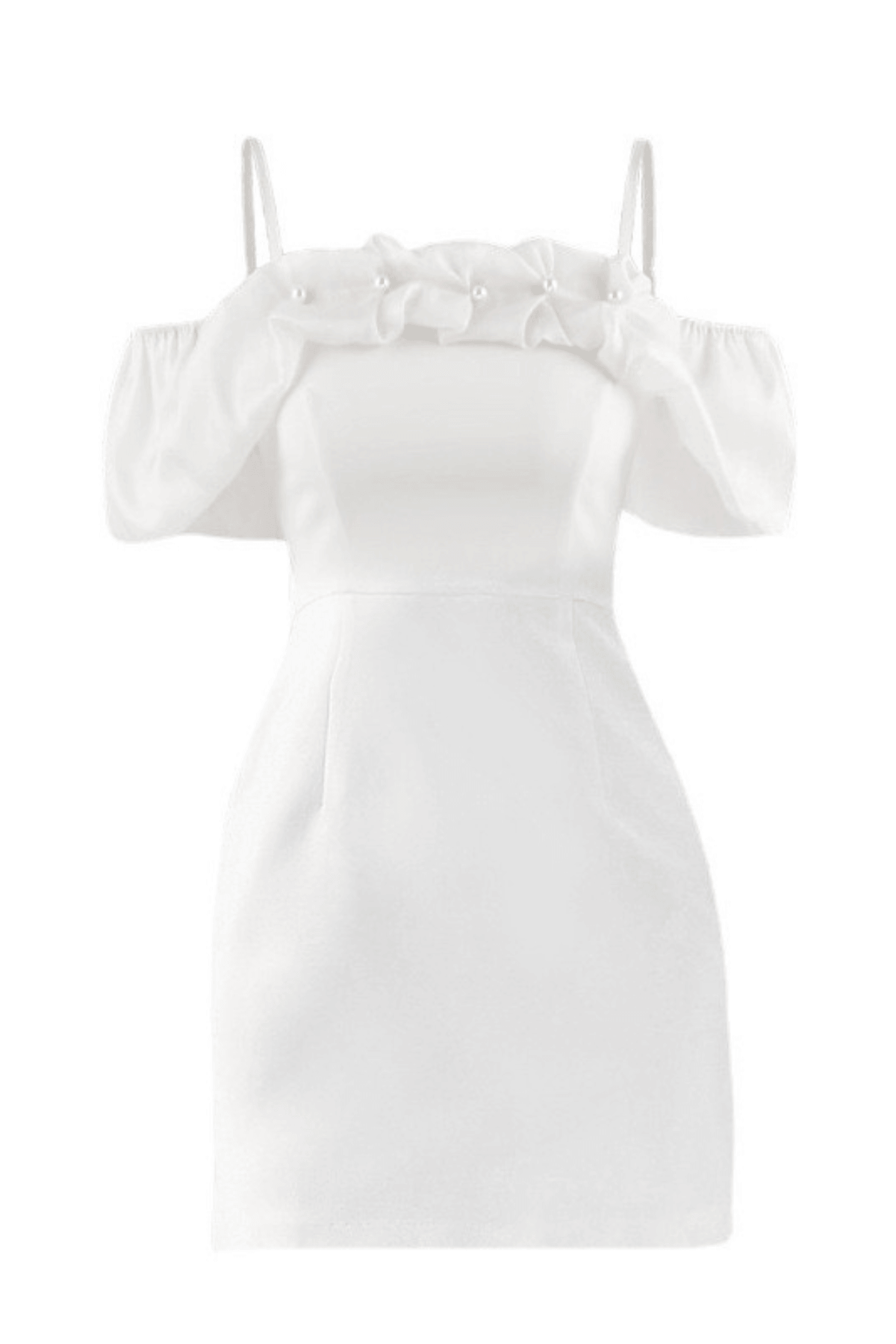 Off Shoulder White Dress