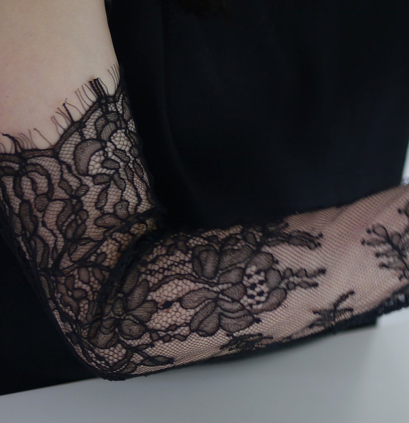 Lace Handmade Long Gloves