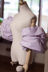 Puffy Ruched Detachable Sleeves