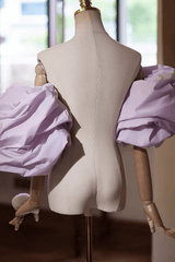 Puffy Ruched Detachable Sleeves