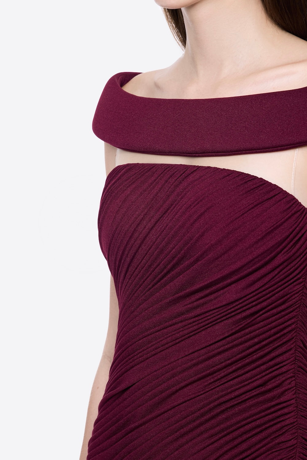 Off-Shoulder Asymmetrical-Mini Dress