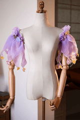 Organza Floral Detachable Sleeves