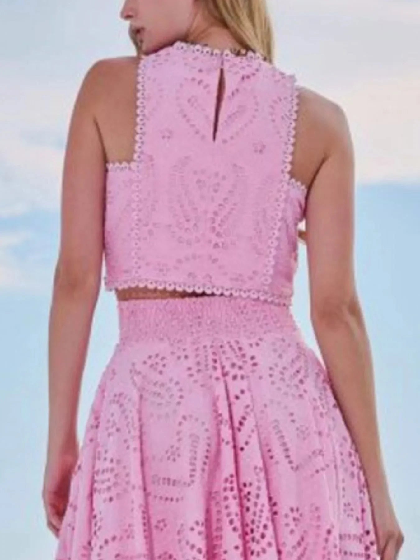 Lace Top and Maxi Skirt Set