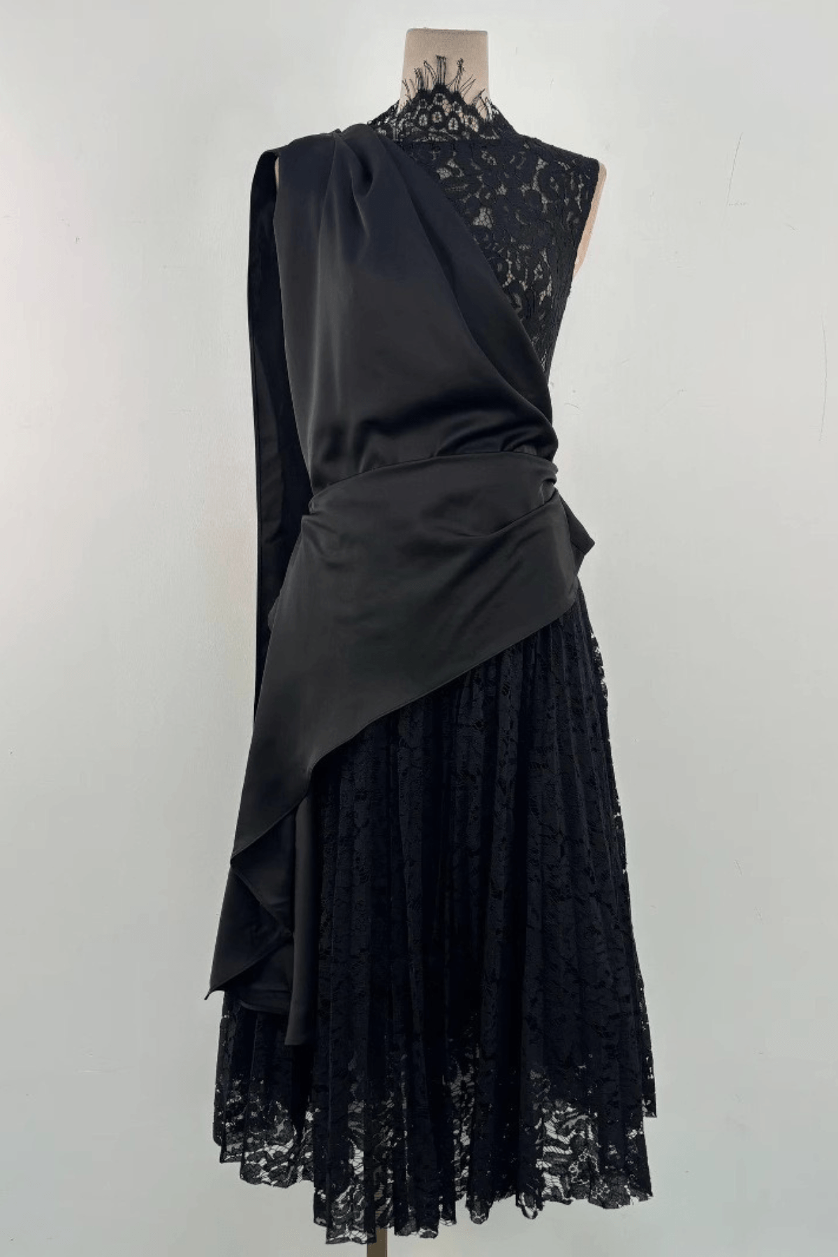 Black Lace Maxi Dress