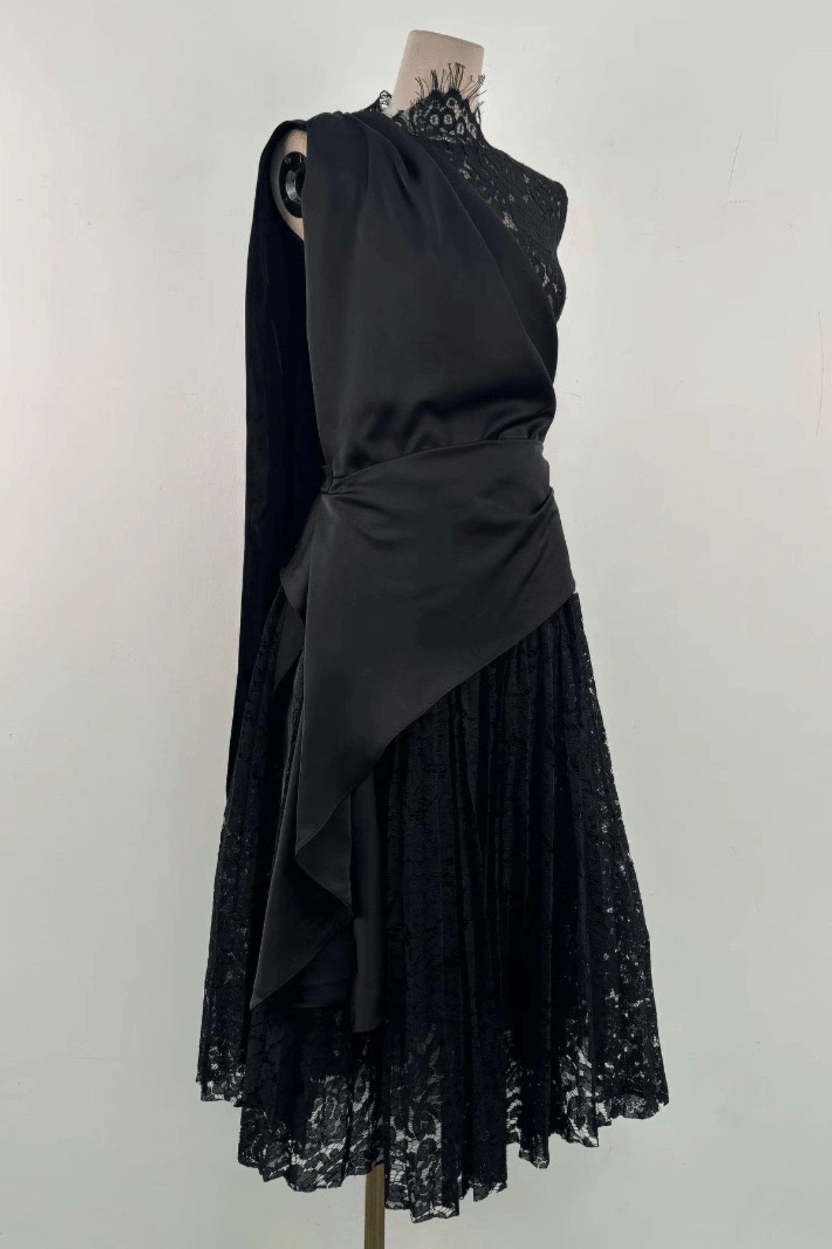Black Lace Maxi Dress
