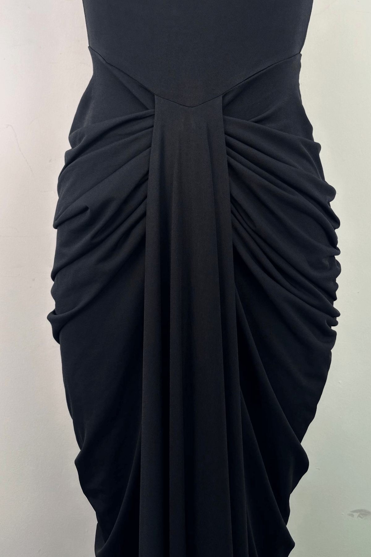 Ruched Off Shoulder Maxi Dress